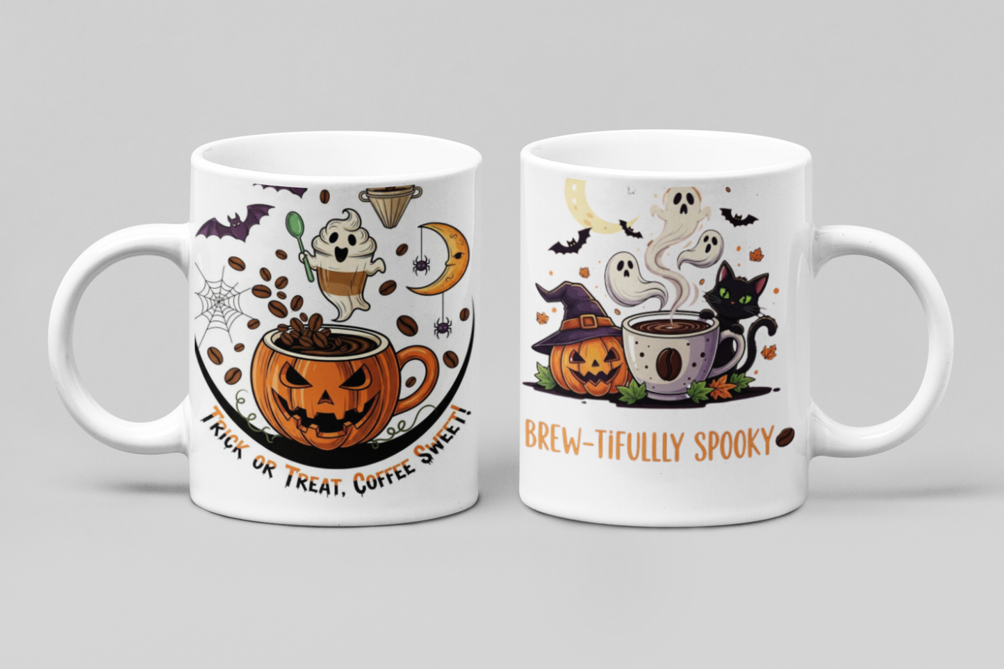 Halloween Designed Mugs