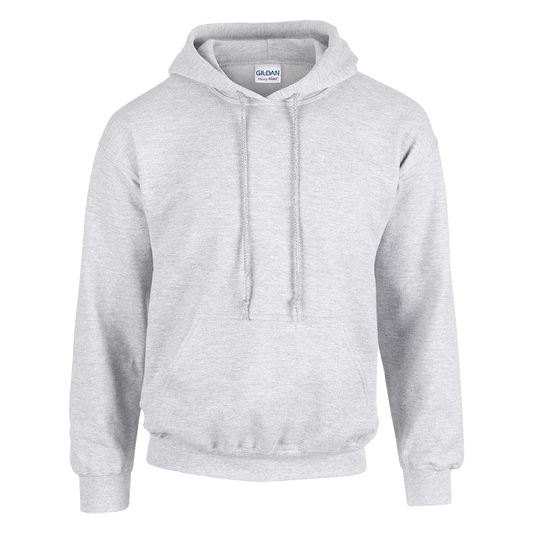 Gray hoodie on a white background