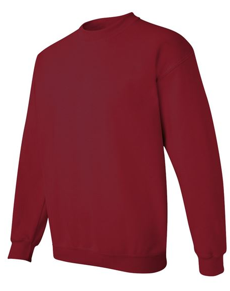 Red sweatshirt on a white background